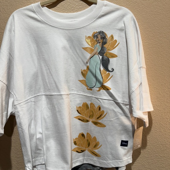 Disney Tops - NWT spirit jersey Disney-Princess Jasmine L